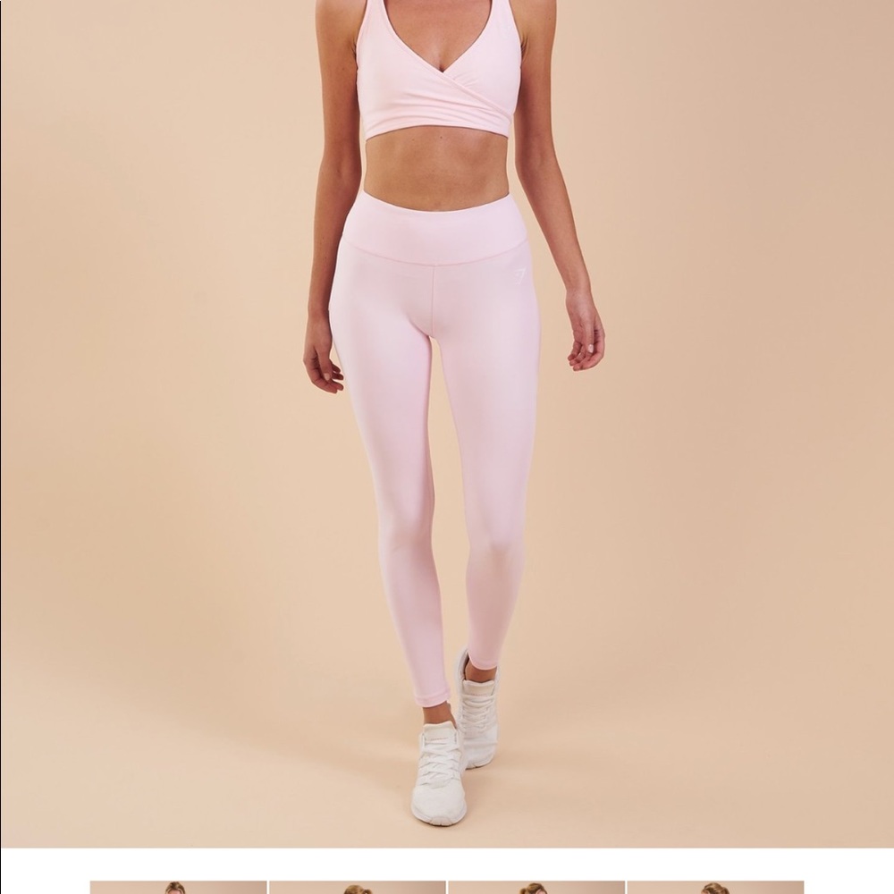 Gymshark chalk pink leggings